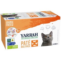 Корм для кошек Yarrah Organic Pate in 3 Tastes 0.8 kg