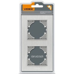 Рамки для розеток и выключателей Videx VF-BNFRA2V-CP