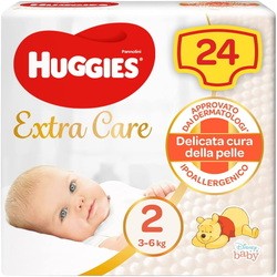 Подгузники (памперсы) Huggies Extra Care 2 / 24 pcs