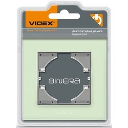 Рамки для розеток и выключателей Videx VF-BNFRG1H-B