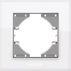 Рамки для розеток и выключателей Videx VF-BNFRG1H-W