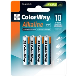 Аккумуляторы и батарейки ColorWay Alkaline Power 4xAAA