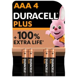 Аккумуляторы и батарейки Duracell 4xAAA Plus