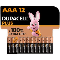 Аккумуляторы и батарейки Duracell 12xAAA Plus