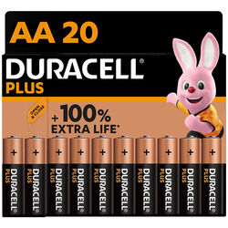 Аккумуляторы и батарейки Duracell 20xAA Plus