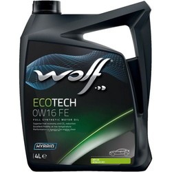 Моторные масла WOLF Ecotech 0W-16 FE 4L