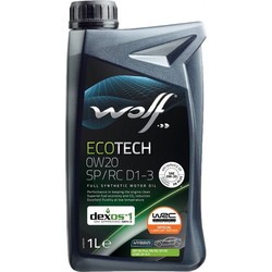 Моторные масла WOLF Ecotech 0W-20 SP/RC D1-3 1L