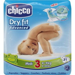 Подгузники (памперсы) Chicco Dry Fit 3 / 21 pcs