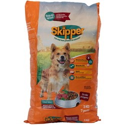 Корм для собак Skipper Dog Adult Beef/Vegetables 3 kg