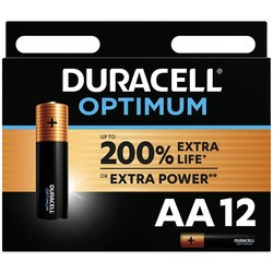 Аккумуляторы и батарейки Duracell Optimum 12xAA