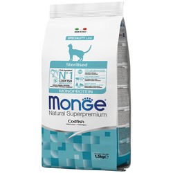Корм для кошек Monge Speciality Line Monoprotein Sterilised Codfish 1.5 kg