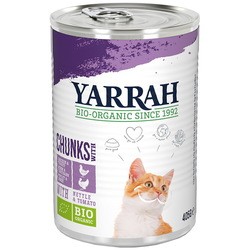 Корм для кошек Yarrah Organic Chunks with Chicken and Turkey 0.405 kg