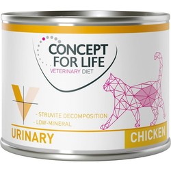 Корм для кошек Concept for Life Veterinary Diet Cat Canned Urinary Chicken 1.2 kg