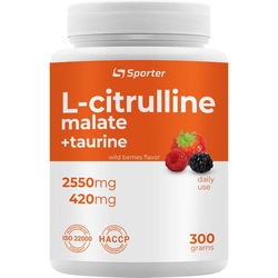Аминокислоты Sporter L-Citrulline Malate + Taurine 300 g