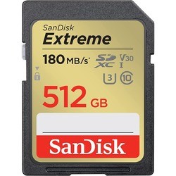 Карты памяти SanDisk Extreme SDXC Class 10 UHS-I U3 V30 512Gb