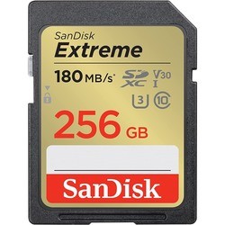 Карты памяти SanDisk Extreme SDXC Class 10 UHS-I U3 V30 256Gb
