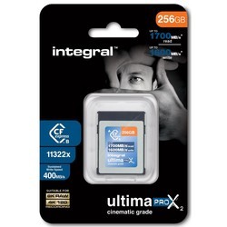 Карты памяти Integral UltimaPro X2 CFexpress Cinematic Type B 2.0 Card 256Gb