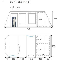 Палатки Berghaus Telstar 5