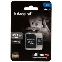 Карты памяти Integral UltimaPro MicroSDXC Class 10 UHS-I U1 64Gb