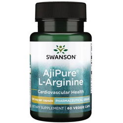 Аминокислоты Swanson AjiPure L-Arginine 500 mg 60 cap