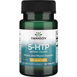 Аминокислоты Swanson 5-HTP Enteric Coated 100 mg 30 tab