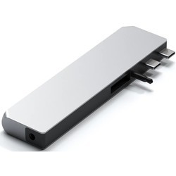 Картридеры и USB-хабы Satechi Aluminum Type-C Pro Hub Max Adapter (серый)