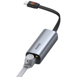 Картридеры и USB-хабы BASEUS Steel Cannon Series USB A &amp; Type-C Bidirectional Gigabit LAN Adapter