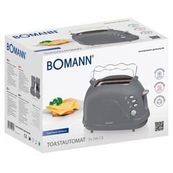 Тостеры, бутербродницы и вафельницы Bomann TA 246 CB (графит)