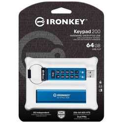 USB-флешки Kingston IronKey Keypad 200 64Gb