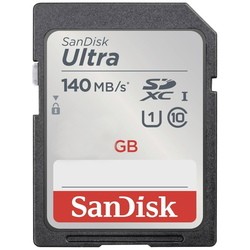 Карты памяти SanDisk Ultra SDXC UHS-I 140MB/s Class 10 128Gb