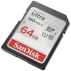 Карты памяти SanDisk Ultra SDXC UHS-I 140MB/s Class 10 64Gb