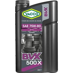 Трансмиссионные масла Yacco BVX 500 X 75W-80 2L