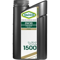 Моторные масла Yacco VX 1500 0W-30 1L