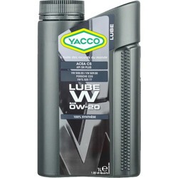 Моторные масла Yacco Lube W 0W-20 1L