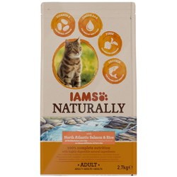 Корм для кошек IAMS Naturally Adult North Atlantic Salmon/Rice 2.7 kg