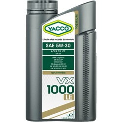 Моторные масла Yacco VX 1000 LE 5W-30 1L