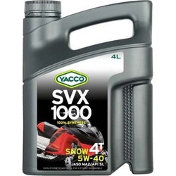 Моторные масла Yacco SVX 1000 Snow 4T 5W-40 4L