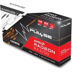 Видеокарты Sapphire Radeon RX 6700 PULSE