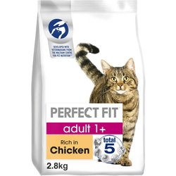 Корм для кошек Perfect Fit Adult 1+ Chicken 2.8 kg
