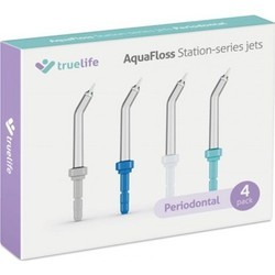 Насадки для зубных щеток Truelife AquaFloss Station Periodontal Jet 4 pcs