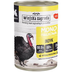 Корм для кошек Wiejska Zagroda Adult Monoprotein Cat Canned with Turkey 400 g