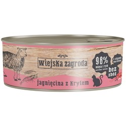 Корм для кошек Wiejska Zagroda Adult Canned Lamb with Krill 85 g