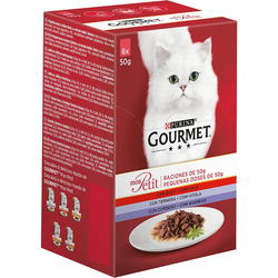 Корм для кошек Gourmet Mon Petit Meaty Variety 6 pcs