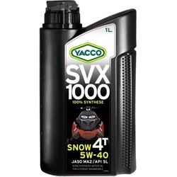 Моторные масла Yacco SVX 1000 Snow 4T 5W-40 1L
