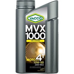 Моторные масла Yacco MVX 1000 4T 10W-50 1L