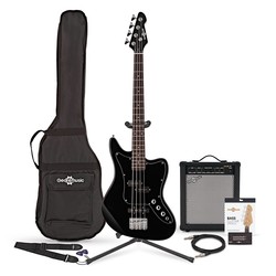 Электро и бас гитары Gear4music Seattle Short Scale Bass Guitar 35W Amp Pack