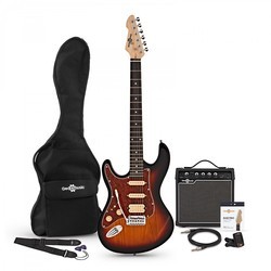 Электро и бас гитары Gear4music LA Select Left Handed Electric Guitar HSS Amp Pack