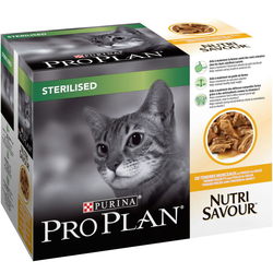 Корм для кошек Pro Plan Nutri Savour Sterilised Chicken in Gravy 90 pcs