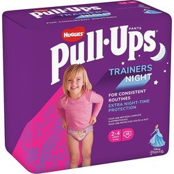 Подгузники (памперсы) Huggies Pull-Ups Night Girl 2-4 / 18 pcs