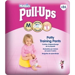 Подгузники (памперсы) Huggies Pull Ups Girl M / 26 pcs